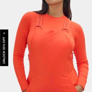 Women's Halfdays Bib Ski Pant in Spritz